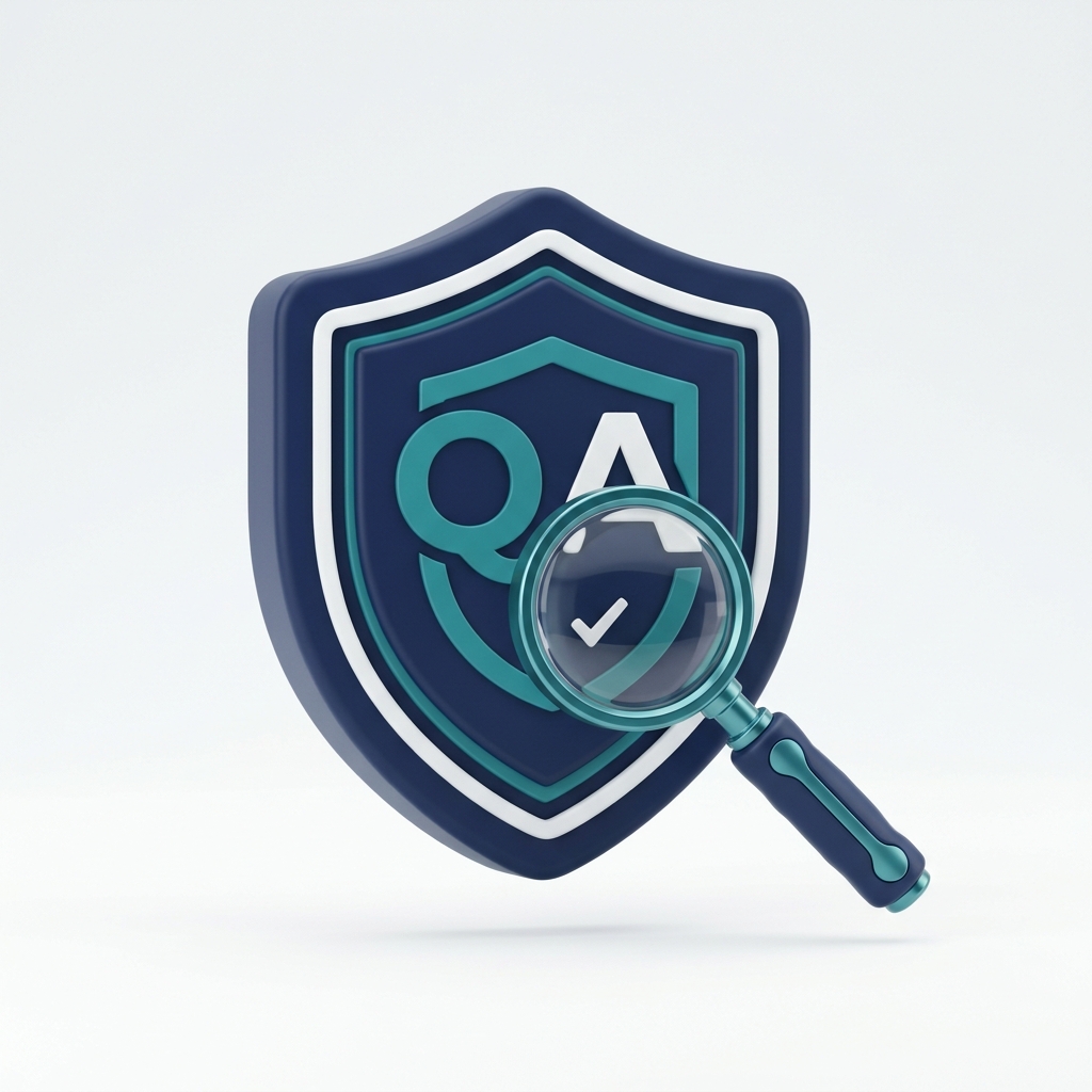 QA shield icon