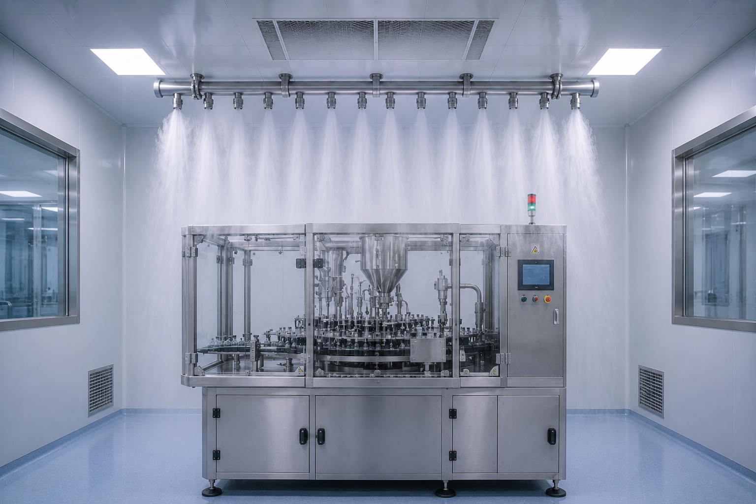 Static Smoke Study in Cleanroom