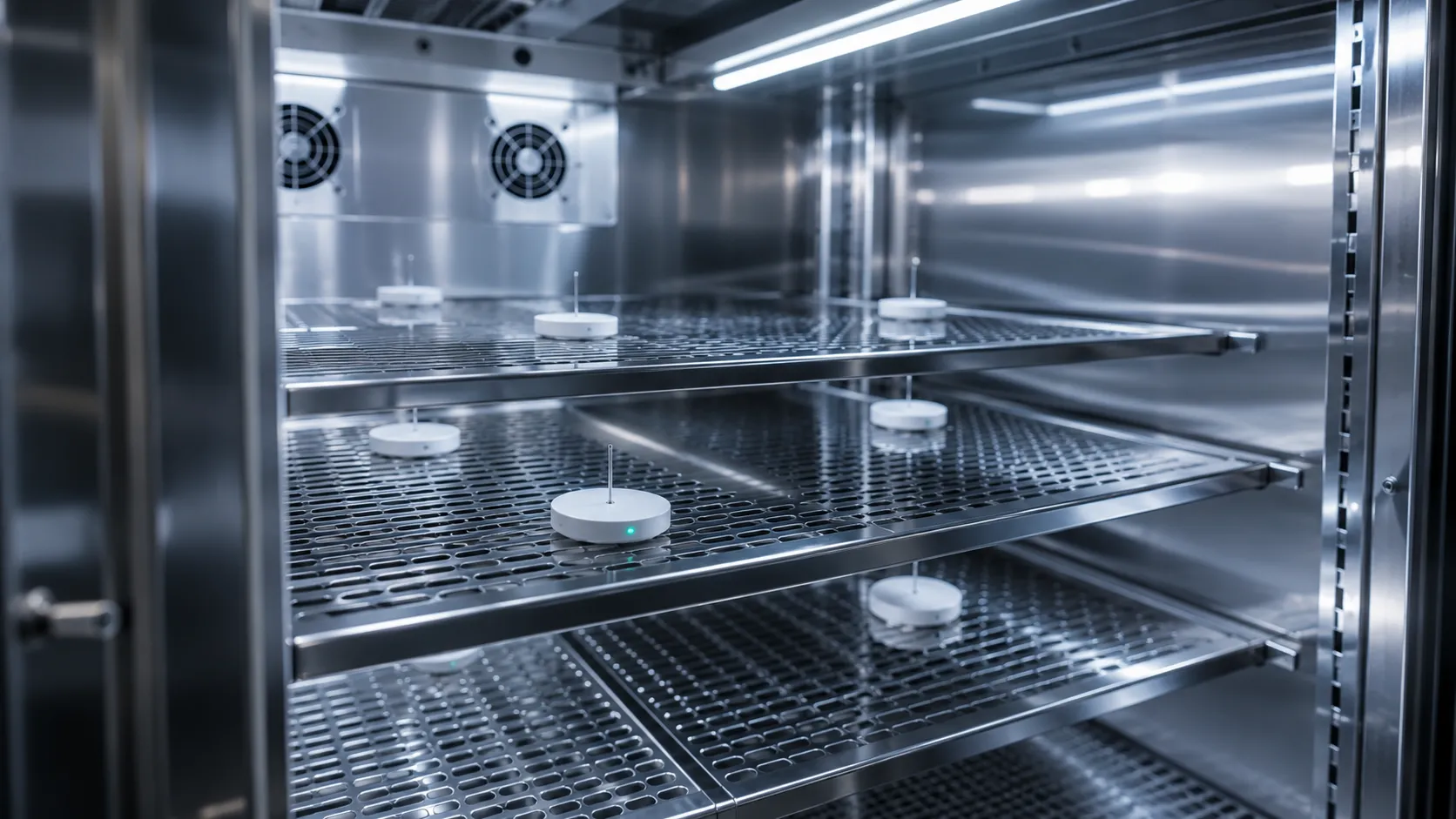 Temperature mapping and calibration of pharmaceutical stability chambers and cold rooms